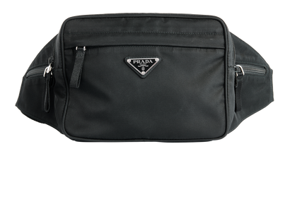 Logo-Plaque Belt Bag, front view